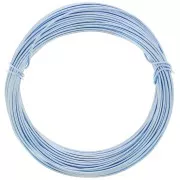 Fil en aluminium anodisé 1 mm - Bleu ciel x10m