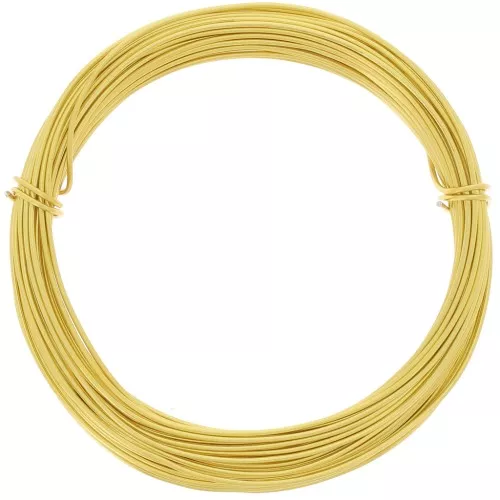 Fil en aluminium anodisé 1 mm - Doré x10m