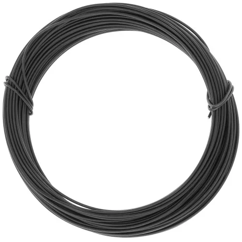 Fil en aluminium anodisé 1 mm - Noir x10m