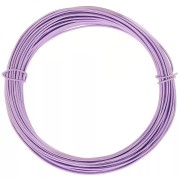Fil Aluminium Calibre 15 - 1,5 Mm - 50 Mètres - Fil Argenté Souple Pour Bijoux, Sculpture, Perles Et Artisanat