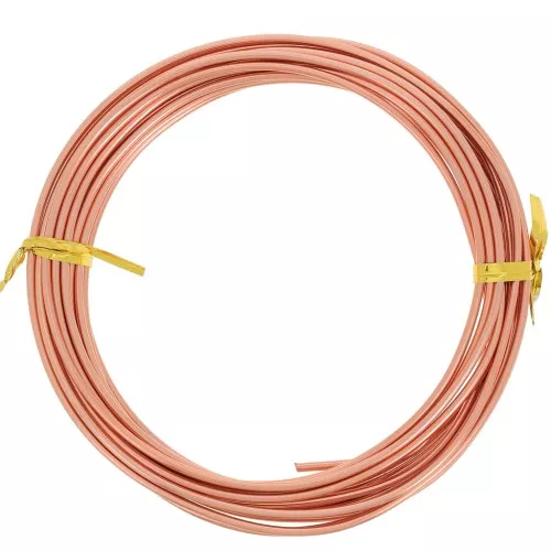 Fil en aluminium anodisé 2 mm - Cuivré x5m