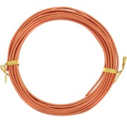 Fil en aluminium anodisé 2 mm - Orange foncé x5m|raw }}