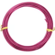 Fil en aluminium anodisé 2 mm - Fuchsia x5m