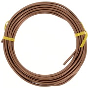 Fil en aluminium anodisé 3 mm - Marron x5m