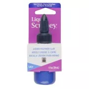 Pâte liquide Sculpey - Argile liquide à cuire - Bleu marine métallique x30ml