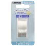 Fil de cuivre Artistic Wire 0.64 mm - Argenté anti-ternissement x7.3m|raw }}