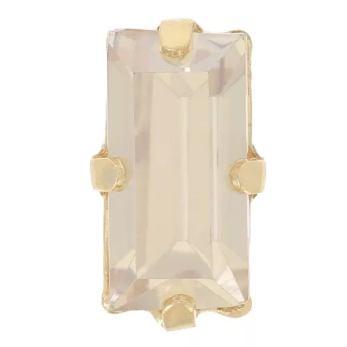 Cristal serti Aurora A4500 Baguette 10x5 mm - Doré - Crystal Golden Shadow x1