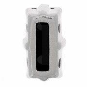 Cristal serti Aurora A4500 Baguette 10x5 mm - Rhodié - Jet x1