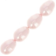 Poires nacrées PureCrystal 5821 11x8 mm Rosaline Pearl x5|raw }}