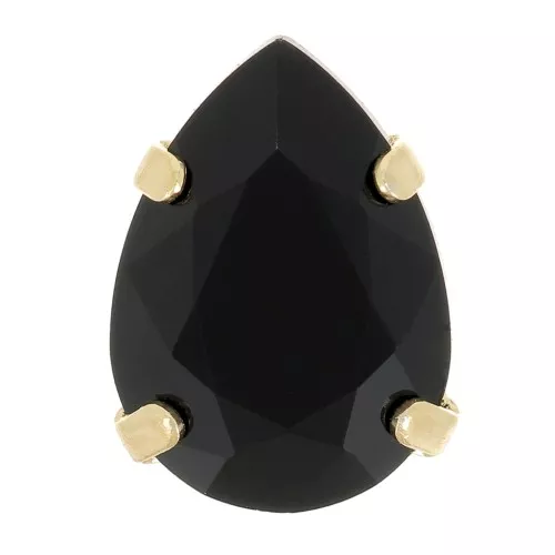 Cristal serti Aurora A4320 Drop 8x6 mm - Doré - Jet x1