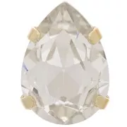 Cristal serti Aurora A4320 Drop 14x10 mm - Doré - Crystal x1