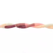 Crème - Perles rondelles Heishi en pâte polymère 6x1mm - Mix n°13 - Bordeaux - Crème x39cm Perles rondelles Heishi en pâte polymère 6x1mm - Mix n°13 - Bordeaux - Crème x39cm