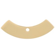 Pendentif demi-cercle 9x24 mm - Acier inoxydable 316L Doré x1