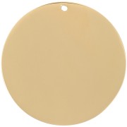 Sequin 25 mm - médaille à graver - Acier inoxydable 316L Doré x1|raw }}