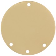 Pendentif chandelier rond 20 mm - 3 trous - Acier inoxydable 316L Doré x1|raw }}