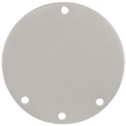 Pendentif chandelier rond 20 mm - 3 trous - Acier inoxydable 316L x1|raw }}