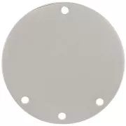 Pendentif chandelier rond 20 mm - 3 trous - Acier inoxydable 316L x1