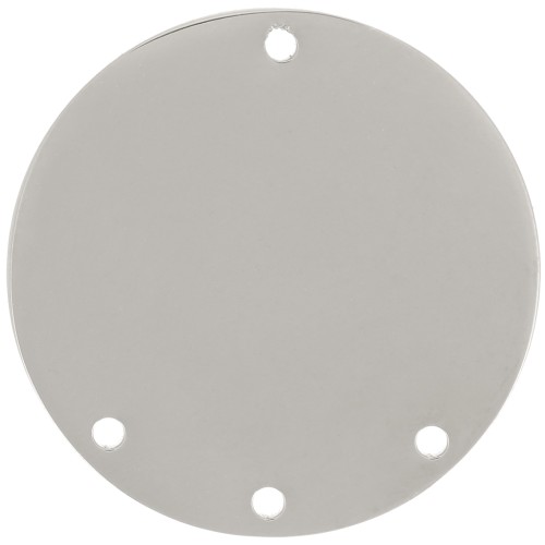 Pendentif chandelier rond 20 mm - 3 trous - Acier inoxydable 316L x1