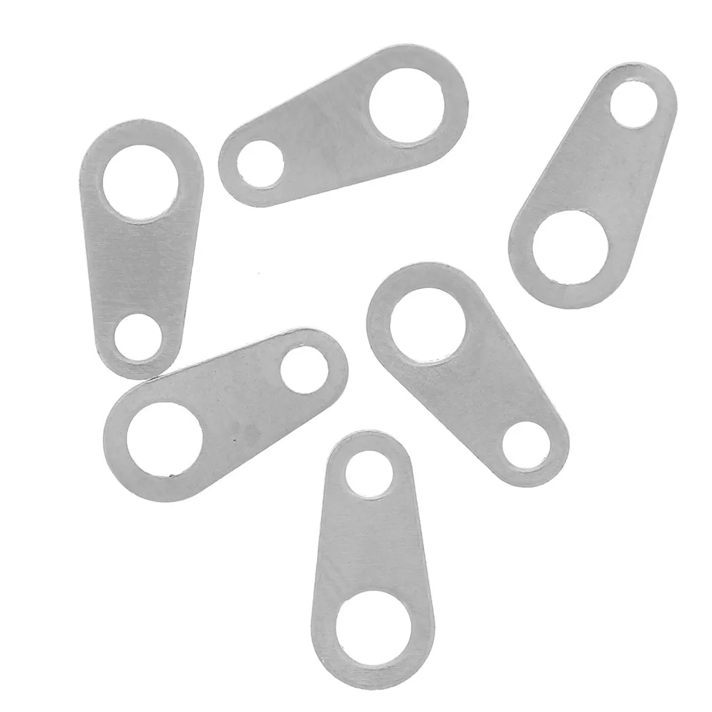 Parches Metálicos Para Móvil - Pack De 4, Acero Inoxidable, Giratorio 360°, Para Colgar Correas