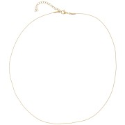 Tour de cou maille Paloma 0.6 mm - Acier inoxydable 316L Doré x48cm