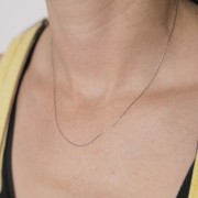 Tour de cou maille Paloma 0.6 mm - Acier inoxydable 316L x48cm