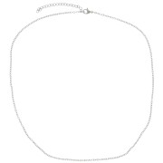 Tour de cou maille Forçat 1.2 mm - Acier inoxydable 316L x48cm|raw }}