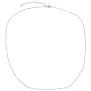 Tour de cou maille Forçat 1.2 mm - Acier inoxydable 316L x48cm