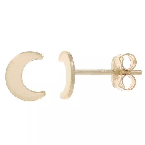 Boucles d'oreilles lune 6x5 mm - Gold Filled (or laminé) x2