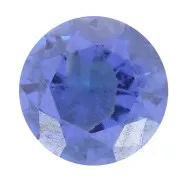Cabochon rond 4 mm en Oxyde de Zirconium - Tanzanite x1