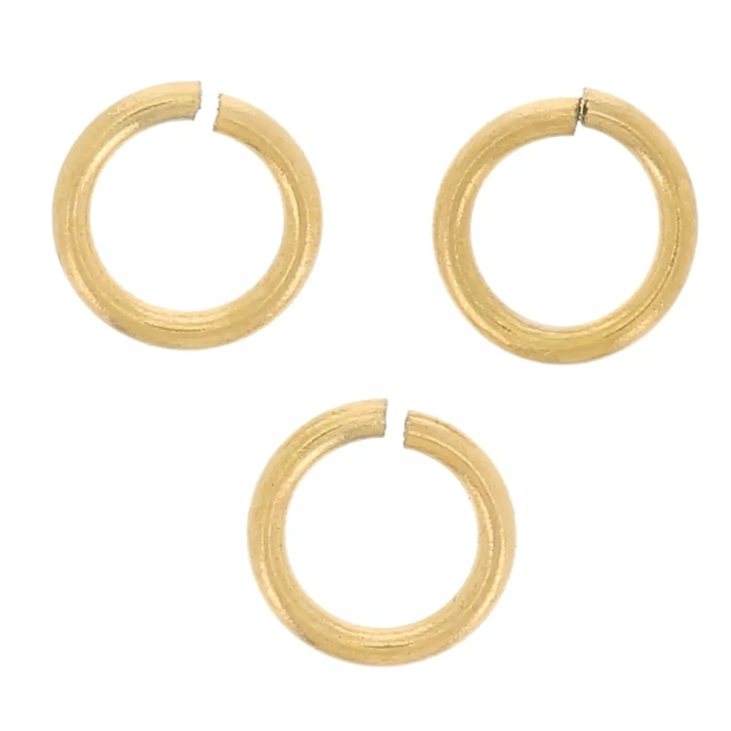 Lot De 100 Anneaux Ouverts En Acier Chirurgical 6mm - Neufs, Jamais Utilisés, Parfaits Pour La Bijouterie Ou Le Bricolage