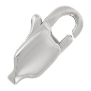 Fermoirs mousquetons 11 mm - Acier inoxydable 316L x10