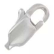 Fermoirs mousquetons allongés 11 mm - Acier inoxydable 316L x10