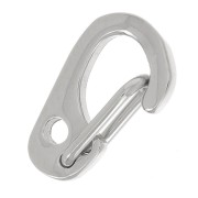Fermoirs mousquetons de sécurité 11 mm - Acier inoxydable 316L x10