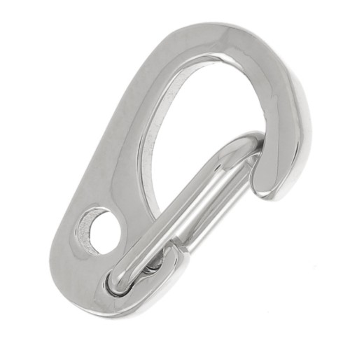 Fermoirs mousquetons de sécurité 11 mm - Acier inoxydable 316L x10