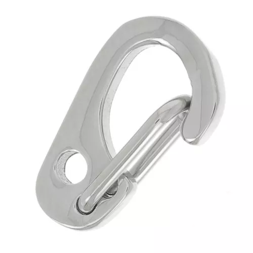 Fermoirs mousquetons de sécurité 11 mm - Acier inoxydable 316L x10