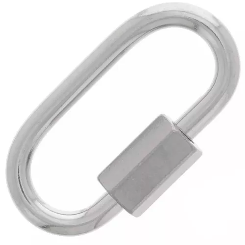 Fermoir ovale à visser 21x11 mm - Acier inoxydable 304 x1
