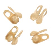 Embouts pour chaîne maille boule 1.5 mm - Acier inoxydable 304 Doré x4|raw }}