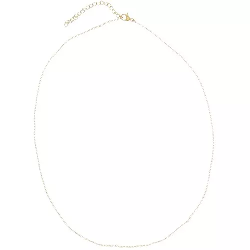 Tour de cou maille Forçat 1.2 mm - Acier inoxydable 316L Doré x47cm