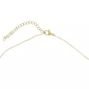 Tour de cou maille Forçat 1.2 mm - Acier inoxydable 316L Doré x47cm