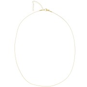 Tour de cou maille Paloma 0.9 mm - Acier inoxydable 316L Doré x48cm|raw }}