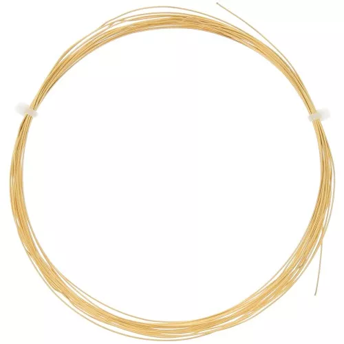 Fil souple rond 0.5 mm - Acier inoxydable 304L Doré x5m