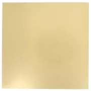 Plaque de laiton 200x200 mm - épaisseur 0.6 mm - Laiton x1