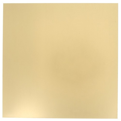 Plaque de laiton 200x200 mm - épaisseur 0.6 mm - Laiton x1
