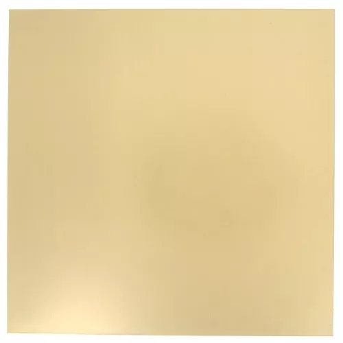 Plaque de laiton 200x200 mm - épaisseur 0.6 mm - Laiton x1