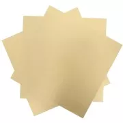 Plaque de laiton 200x200 mm - épaisseur 0.6 mm - Laiton x1