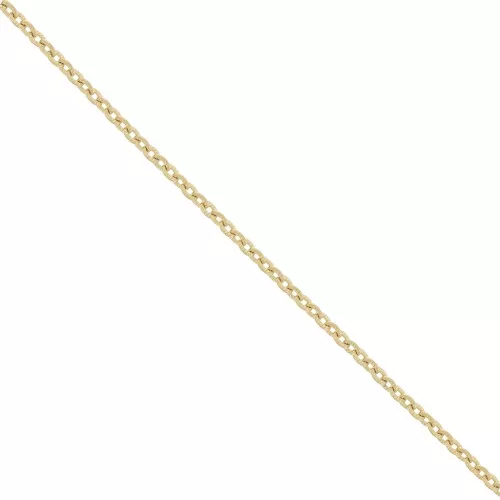 Chaîne maille Forçat martelée 3.1 mm - Acier inoxydable 316L Doré x1m