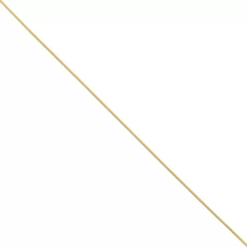 Chaîne maille Serpentine 0.9 mm - Acier inoxydable 316L Doré x50cm