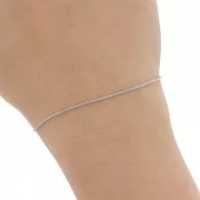 Chaîne maille Serpentine 0.9 mm - Acier inoxydable 316L x1m