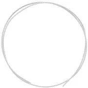 Fil perlé semi-dur - recuit - 1.5 mm - Argent 925 x45cm