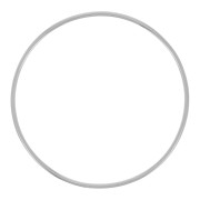 Bracelet jonc fin lisse 59 mm - Petit poignet - Acier inoxydable 304 x1